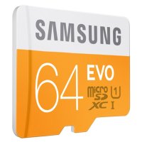 三星(SAMSUNG) microSD存储卡 64G(CLASS10 UHS-1 48MB/s) EVO升级版