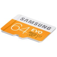 三星(SAMSUNG) microSD存储卡 64G(CLASS10 UHS-1 48MB/s) EVO升级版