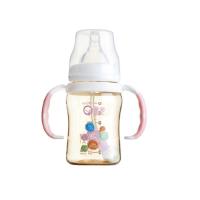 亲多 宽口径带吸管手柄PPSU奶瓶