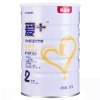 贝因美白罐普装爱+较大婴儿配方奶粉2段1000g/克
