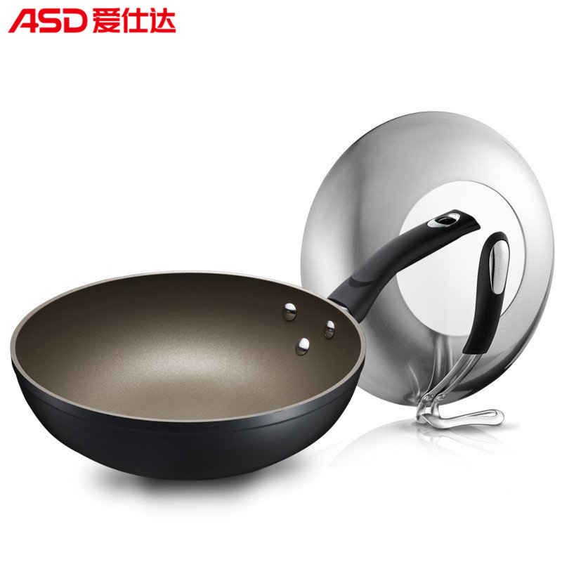 爱仕达(ASD) 30cm火龙眼新不粘聚能炒锅WG8330HL