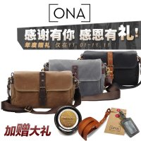 ONA The Bowery 摄影包 复古帆布徕卡微单单肩相机包 (014GR经典灰色)