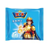 王子 夹心饼干(牛奶风味)360g/袋 休闲零食饼干 亿滋出品