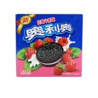 奥利奥 夹心饼干(红莓牛奶味)318g/盒(家庭装)
