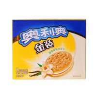 奥利奥 金装夹心饼干(香草慕思味)318g/盒(家庭装)
