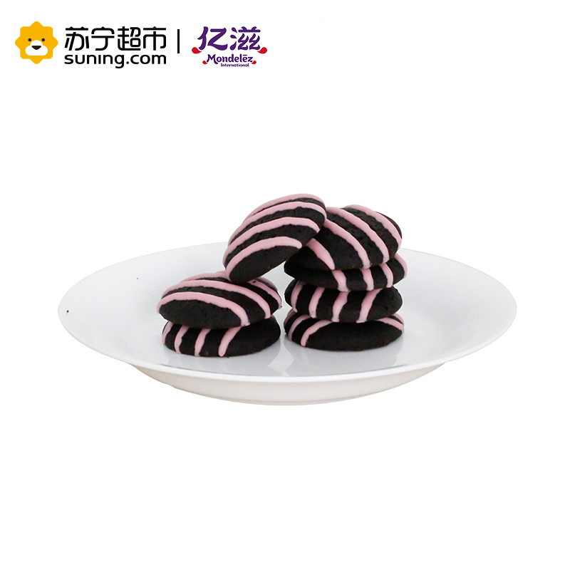 奥利奥(OREO)软香小点(草莓味)160g盒装(家庭装)休闲零食饼干 亿滋出品