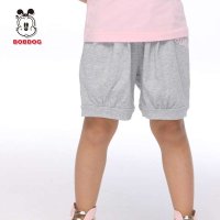 正品巴布豆BOBDOG新款童装 女童休闲纯棉短裤韩版夏装童装裤