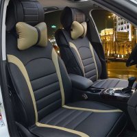 逸站 专车专用 高档磨砂PU皮运动时尚四季垫 缓压按摩夏季舒适透气 YZ-101保时捷卡宴