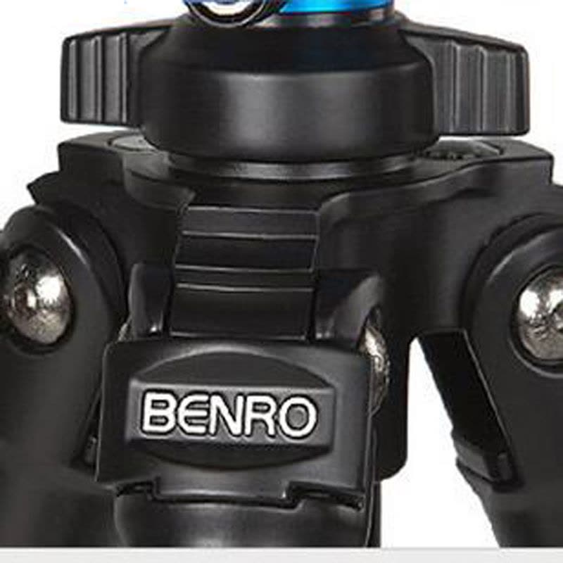 BENRO 百诺 C484TH10 碳纤维摄影/摄像两用及拍鸟系列H云台套装旋钮式 三脚架套装 折合高度741mm图片