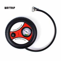 WAYTRIP 车载充气泵 便携式汽车充气泵 轮胎打气泵 19缸美式带保险头 迷你充气泵 12v