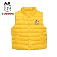 巴布豆(BOBDOG)正品冬季上新 巴布豆正品童装 儿童羽绒马甲 男童女童马夹