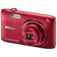 尼康 数码相机S3600（红）+8G卡+包