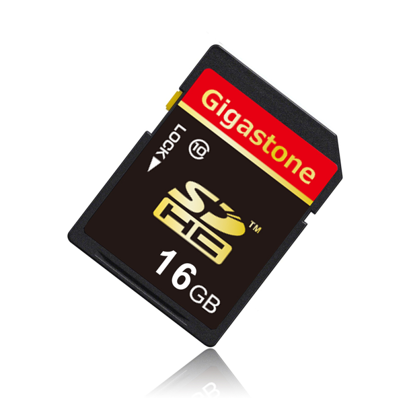 立达(Gigastone)SD 16GB Class10 高速单反数码相机存储卡 最大读取速度20MB/s