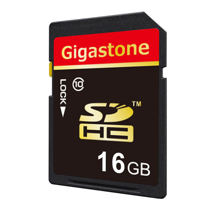 立达(Gigastone)SD 16GB Class10 高速单反数码相机存储卡 最大读取速度20MB/s