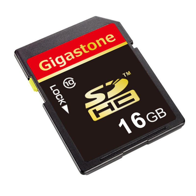 立达(Gigastone)SD 16GB Class10 高速单反数码相机存储卡 最大读取速度20MB/s