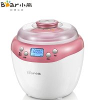 小熊(Bear )酸奶机 SNJ-A20D2 彩陶密封蜜罐米酒酸奶机 粉色 2L