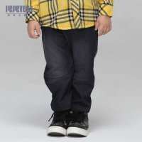 贝贝王国(PEPEVEGA)深蓝时尚透气牛仔裤儿童休闲裤帅气小男童长裤韩版薄款宝宝裤子