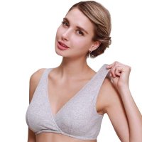孕好时光纯棉无钢圈月子专用哺乳文胸Y1503背心式孕妇文胸妈妈内衣