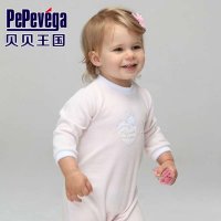 贝贝王国(PEPEVEGA) 婴幼儿秋连体衣 宝宝哈衣爬服 新生儿纯棉长袖连身衣