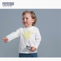 贝贝王国(PEPEVEGA)男童时尚长袖T恤 2014新款上架 宝宝T恤 男宝宝秋款T恤