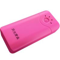 aigo 爱国者公司出品 月光宝盒移动电源充电宝P4400 粉色 小巧便携,进口环保电芯,4400毫安绝不虚标 
