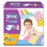 安儿乐 极薄小轻芯婴儿纸尿裤 小号S26片[3-6KG]