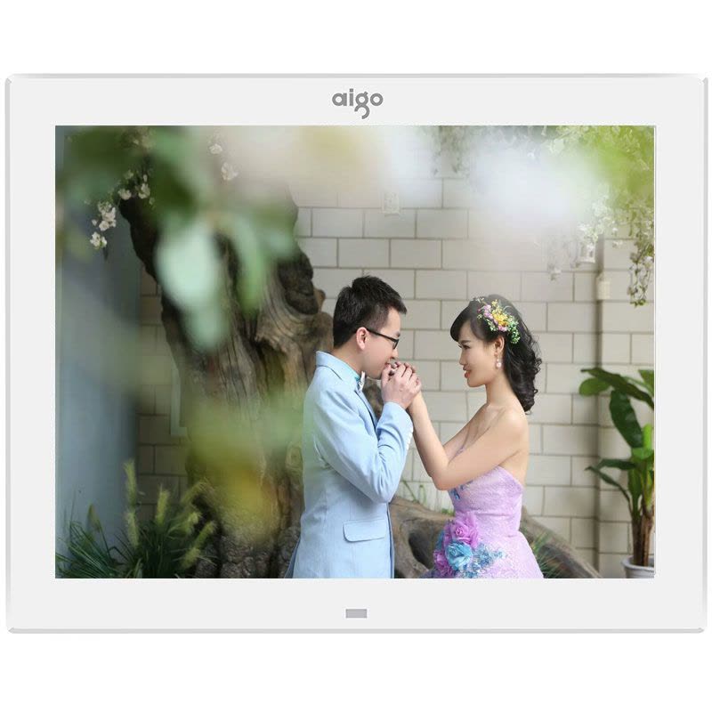 爱国者(aigo) 数码相框DPF121 12英寸音视频全功能电子相册 4G内存 白色图片