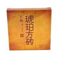 大益 琥珀方砖普洱熟茶