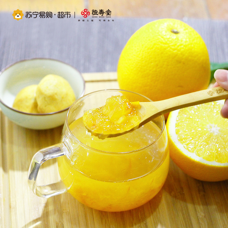 恒寿堂 蜜炼柠檬茶 850g 大瓶装 果味冲饮