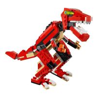 LEGO 乐高创意百变系列早教拼插玩具红色的咆哮31024
