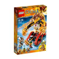 LEGO 乐高气功传奇系列早教拼插玩具 无敌狮的烈焰金狮战车L70144