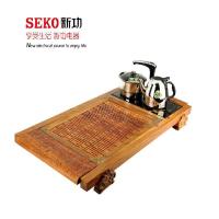 新功seko花梨木组合电茶盘F17A