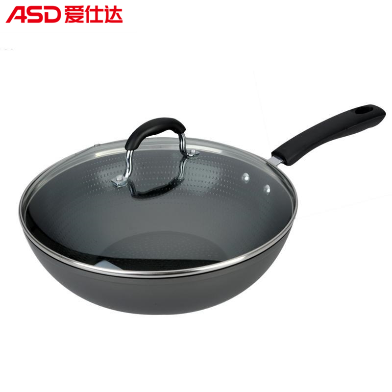 爱仕达(ASD) 30CM晶纯陶瓷少油烟不粘锅炒锅炒菜锅锅具WG8330NE
