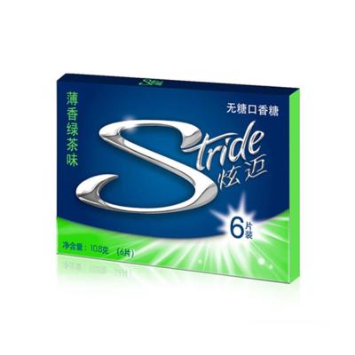 Stride炫迈 无糖口香糖(薄香绿茶味)10.8/盒(6片)
