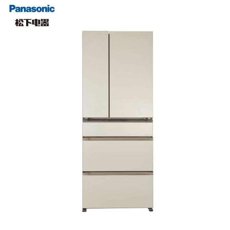松下(Panasonic) NR-E530TX-XN 498升 风冷无霜 银离子抗菌 多门冰箱(尊雅金)