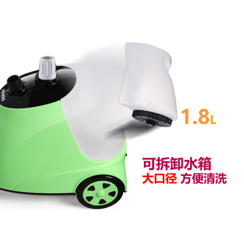 奔腾(povos)挂烫机PE1203 1600W 1.8L大容量 40S快速出雾 万向轮设计 一体式支撑杆