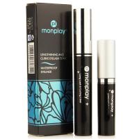monplay蒙芭拉炫长卷翘睫毛膏9g+防水眼线液3g(my3674)