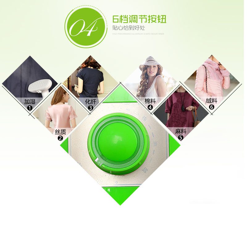 奔腾(povos)双连杆挂烫机PE1260 2L大容积水箱 1800W大功率 四层双片过滤 6档可调旋钮 多件同步挂烫