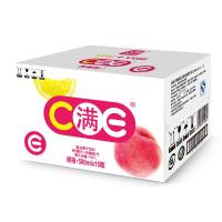 天喔茶庄C满E(柠檬汁+水蜜桃汁)500ML*15瓶/箱茶饮料