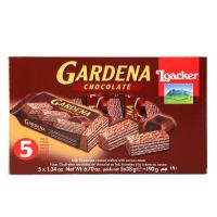 莱家意大利进口莱家加迪纳可可巧克力威化饼干190g 休闲零食41913