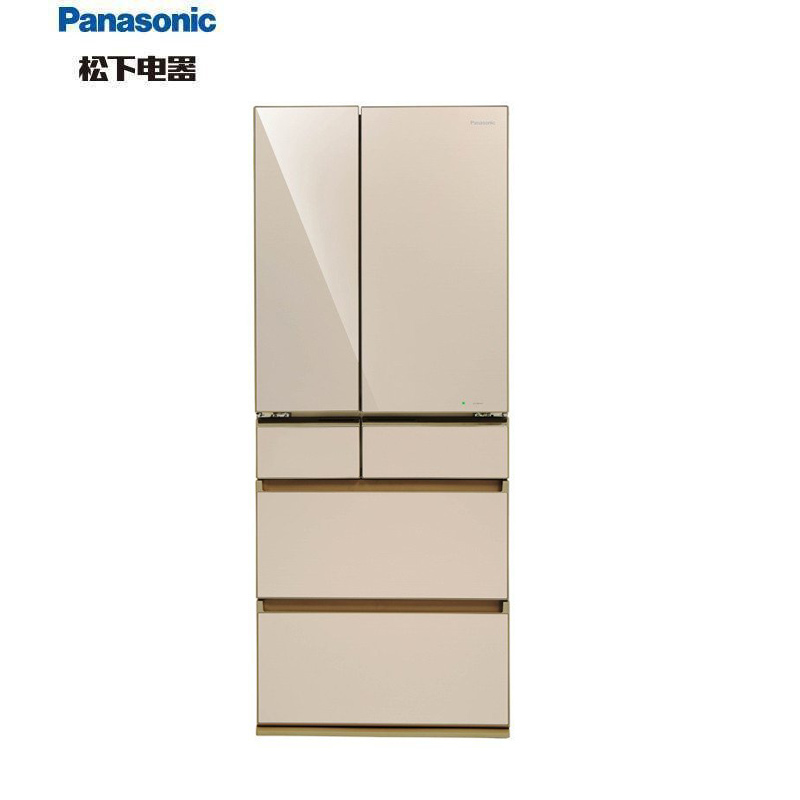 松下(Panasonic) NR-F520TX-XN 498升 全镜面 风冷无霜 变频多门冰箱(尊雅金)