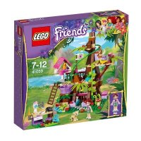 LEGO 乐高女孩系列早教拼插玩具 丛林动物庇护所41059