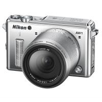 尼康可换镜数码相机 AW1套机(11-27.5)银+8G