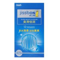 杰士邦避孕套爽滑倍润12片装安全套