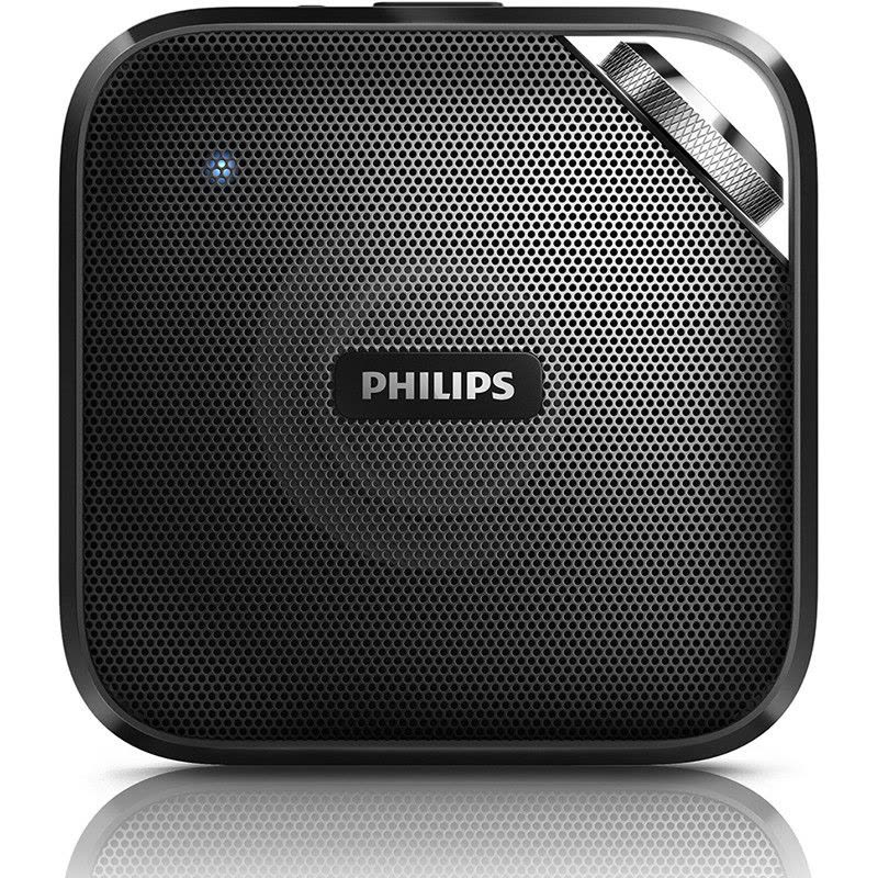 Philips/飞利浦BT2500便携式蓝牙3.0音箱 迷你手机/电脑车载会议小音响 低音炮 AUX 输入免提通话 黑色图片