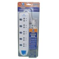 秋叶原YF-B655 和谐号5V/2.1A五孔单控带USB充电插座 2米