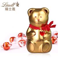 瑞士进口瑞士莲lindt软心牛奶巧克力 小熊礼盒装108g