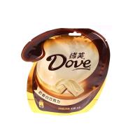 德芙 dove 奶香白牛奶巧克力袋装84g 含14小块 丝滑美味入口即化