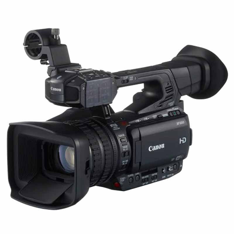 佳能(Canon)数码摄像机XF200便携轻巧全高清摄像机(黑)