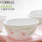 康宁(CORELLE)餐具套装原装进口 16件套餐具高档玻璃百合花色碗/碟子/盘子餐盘套装